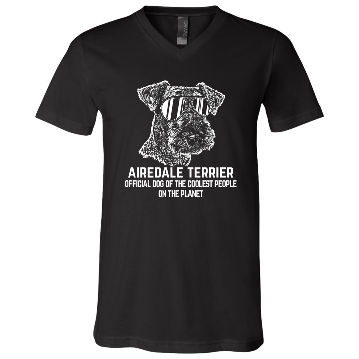 Airedale Coolest V-Neck T-Shirt