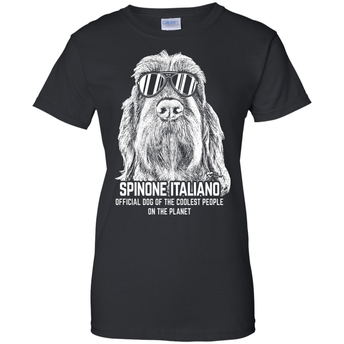 Official Dog Of The Coolest Spinone Italiano Ladies' T-Shirt